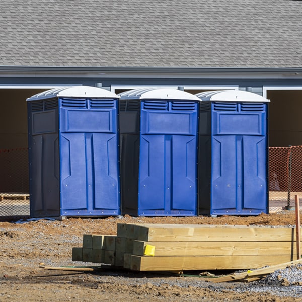 are there any restrictions on what items can be disposed of in the porta potties in Rose NY